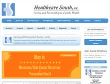 Tablet Screenshot of healthcaresouth.com